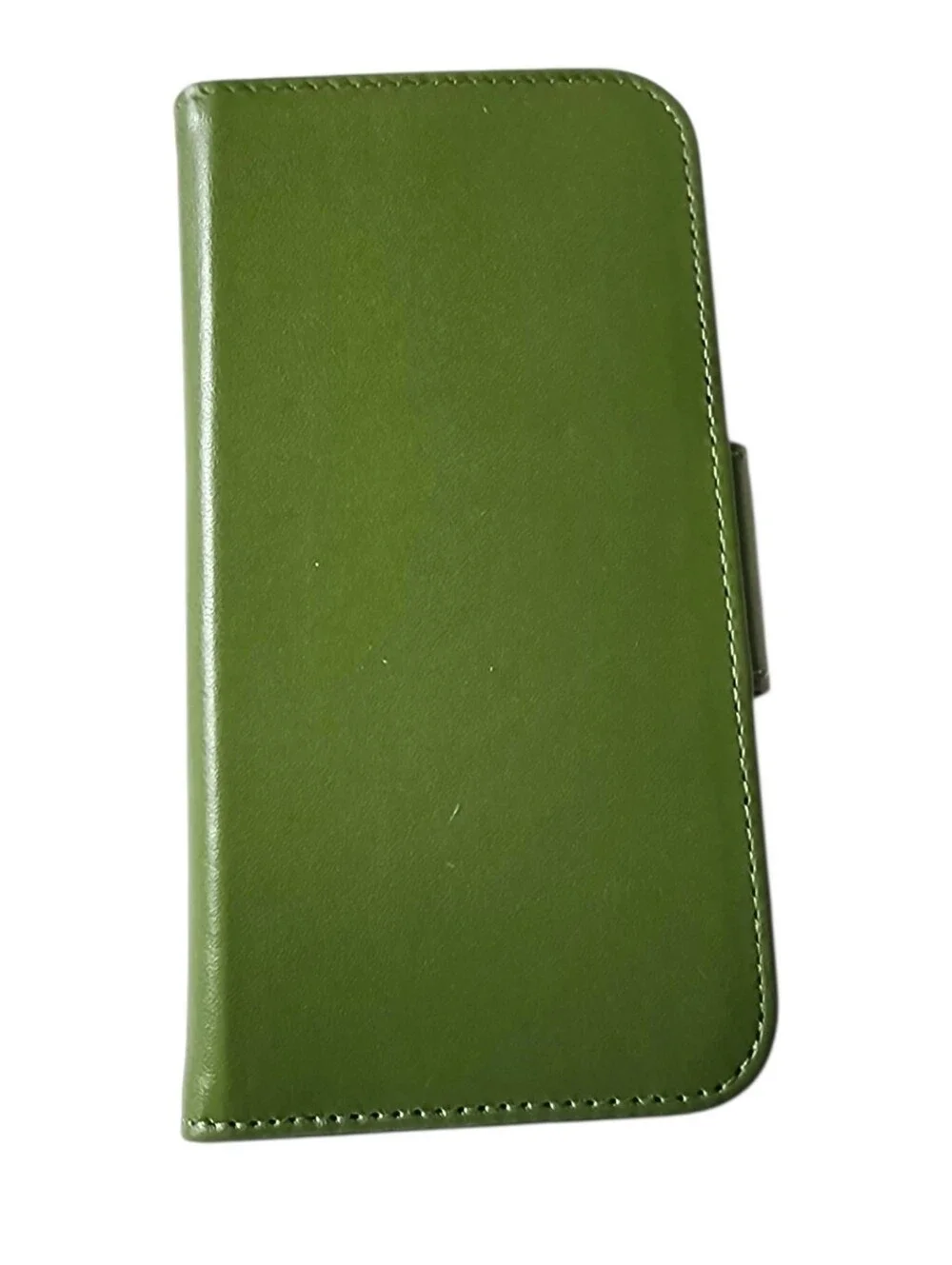 FYY Olive Green Leather Wallet Case For iPhone 11 Pro